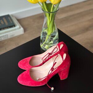 Kate Spade Red Suede Shoes